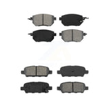 Front Rear Semi-Metallic Brake Pads Kit For Nissan Murano Altima Maxima INFINITI FX35 FX45 KSM-100445