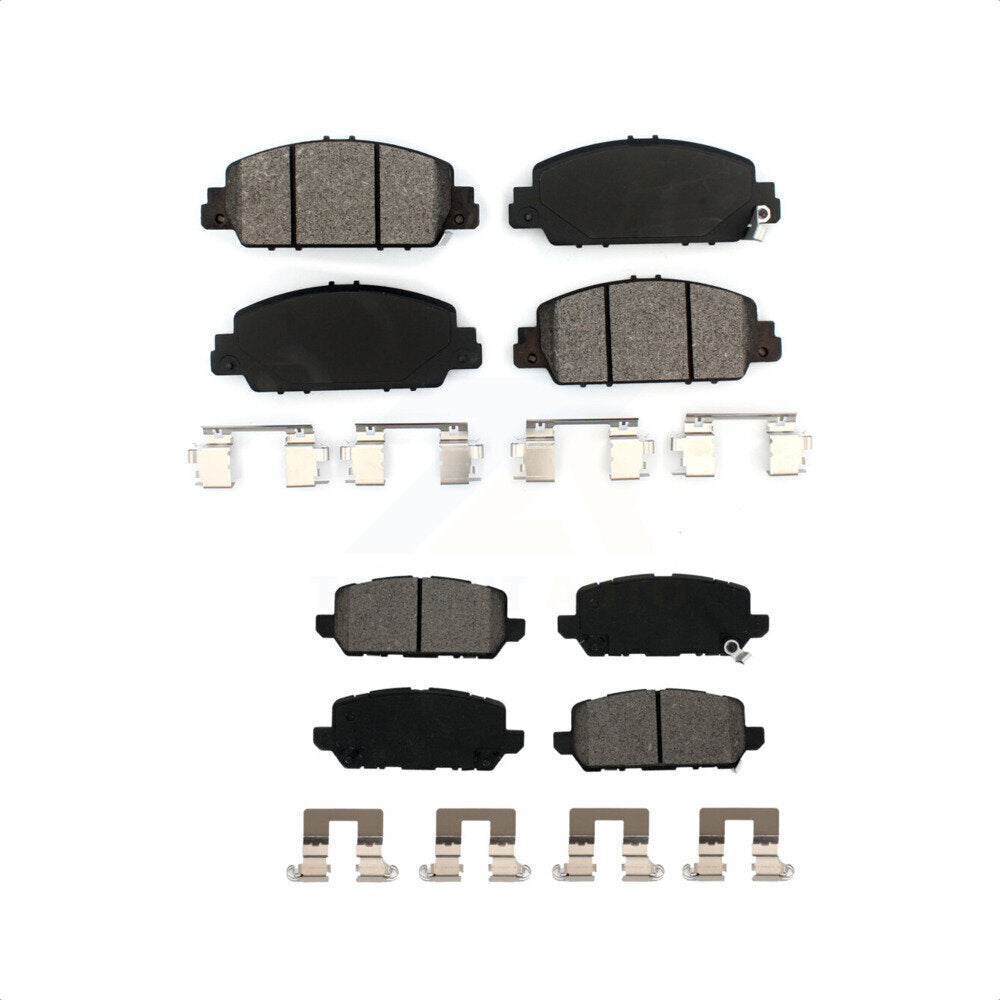 Front Rear Semi-Metallic Brake Pads Kit For 2016-2022 Honda HR-V KSM-100461