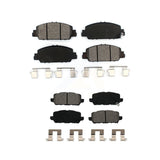 Front Rear Semi-Metallic Brake Pads Kit For 2016-2022 Honda HR-V KSM-100461