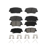 Front Rear Semi-Metallic Brake Pads Kit For Kia Sorento Hyundai Santa Fe Sport KSM-100469