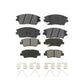 Front Rear Semi-Metallic Brake Pads Kit For Hyundai Tucson Kia Sportage KSM-100472