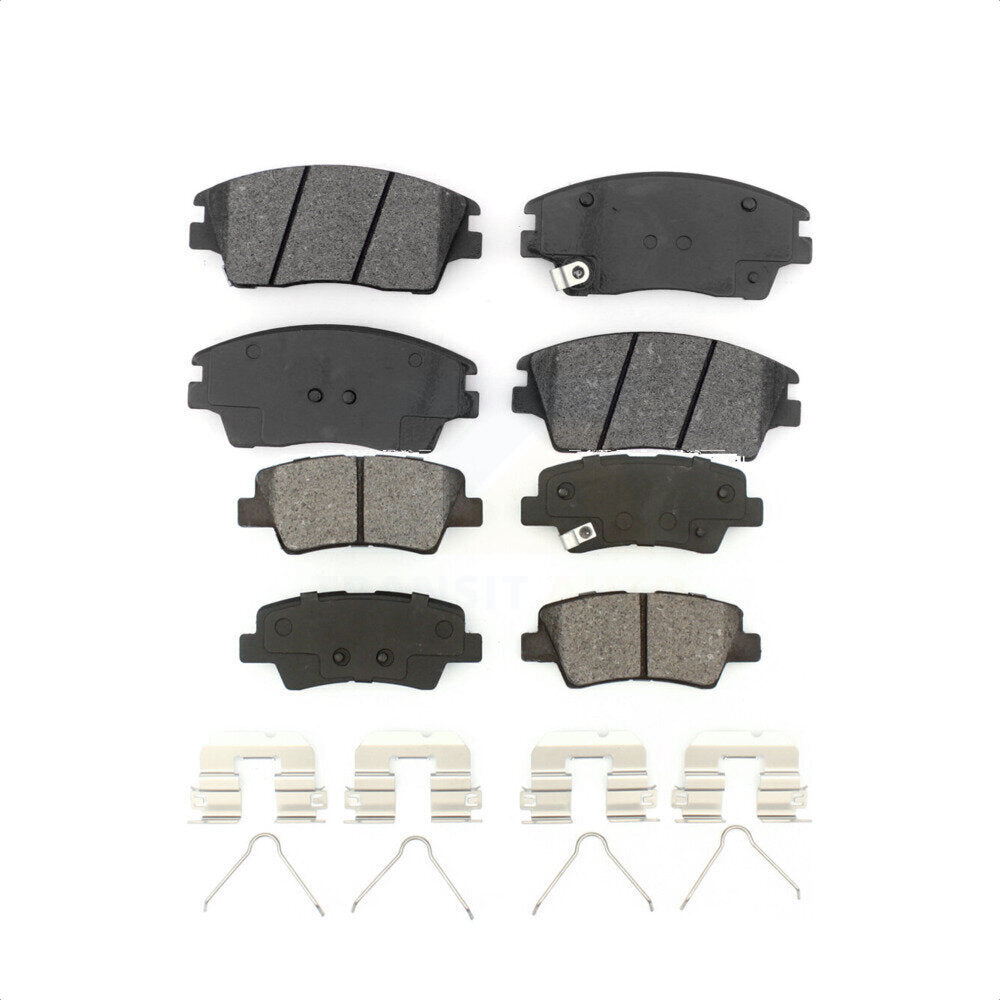 Front Rear Semi-Metallic Brake Pads Kit For Hyundai Tucson Kia Sportage KSM-100472