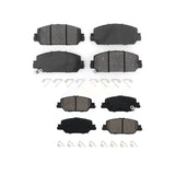 Front Rear Semi-Metallic Brake Pads Kit For Honda CR-V KSM-100475