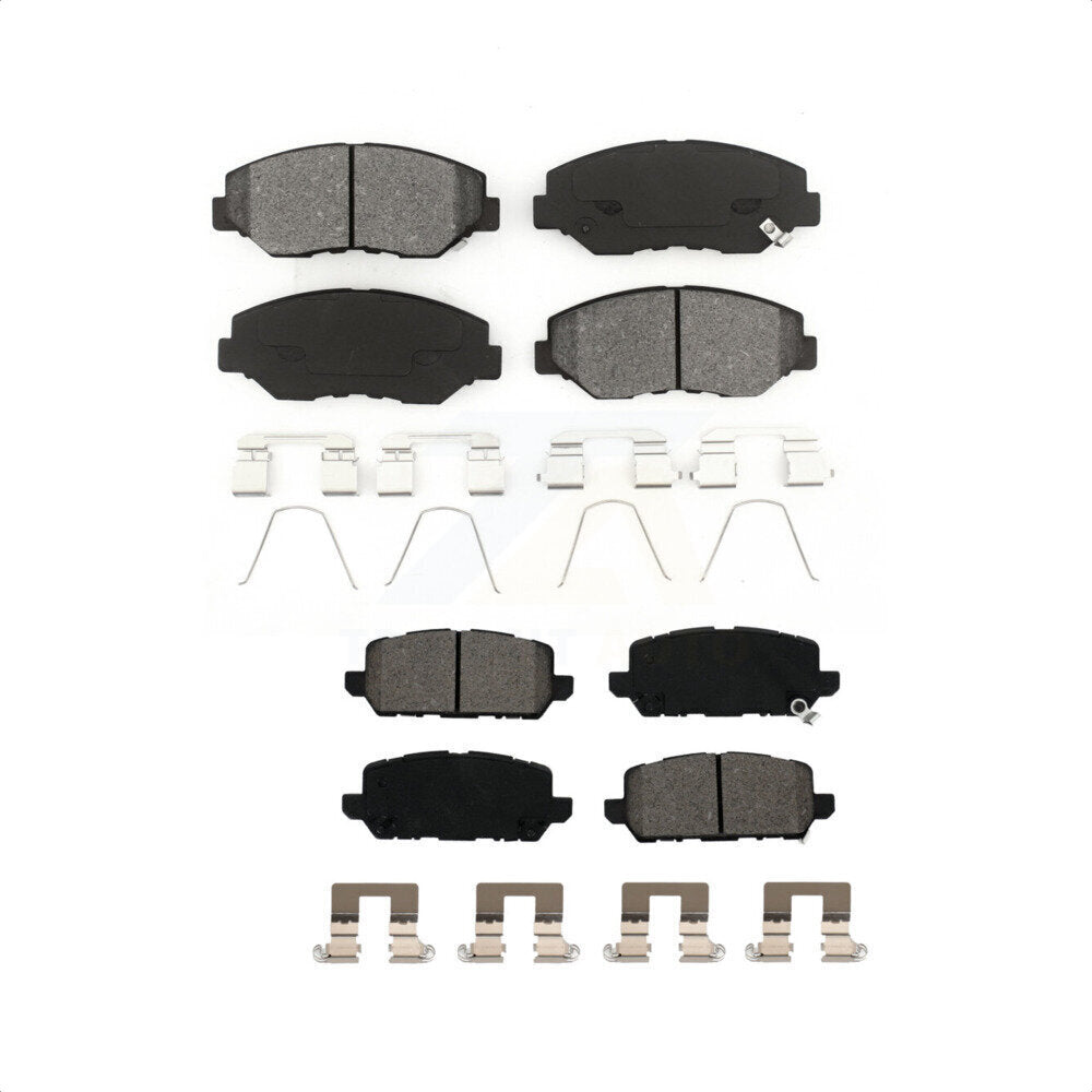 Front Rear Semi-Metallic Brake Pads Kit For 2016 Honda CR-Z KSM-100477