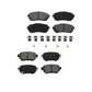 Front Rear Semi-Metallic Brake Pads Kit For Mazda 6 KSM-100479