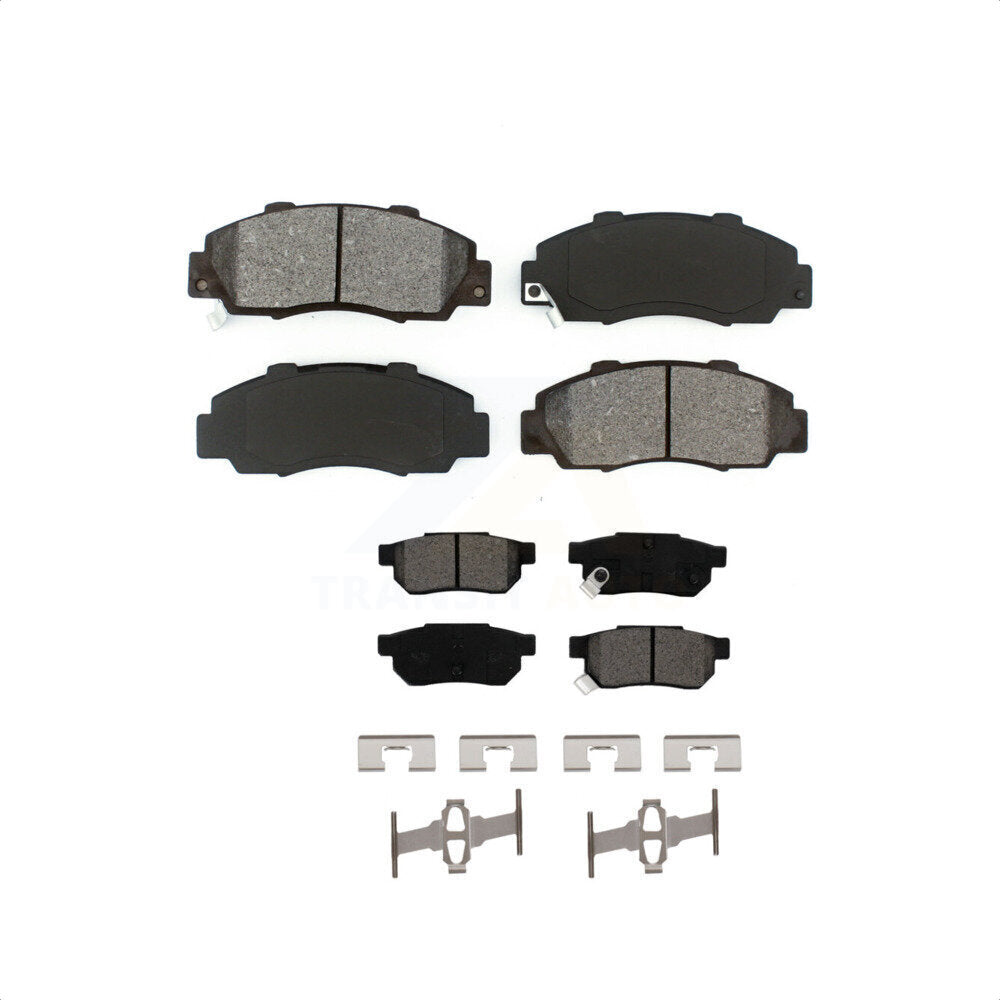 Front Rear Semi-Metallic Brake Pads Kit For 1992-1993 Acura Integra GS-R KSM-100483