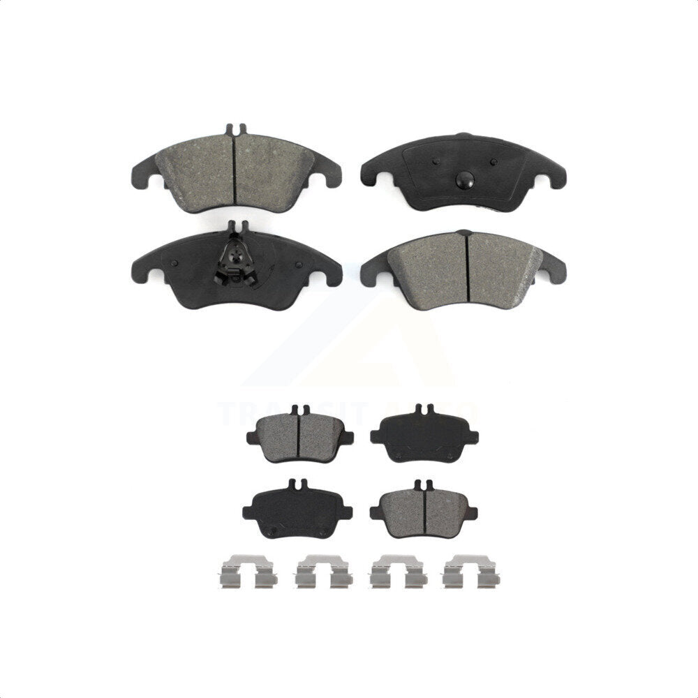 Front Rear Semi-Metallic Brake Pads Kit For Mercedes-Benz SLK250 SLK350 SLK300 SLC300 KSM-100500