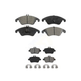Front Rear Semi-Metallic Brake Pads Kit For Mercedes-Benz SLK250 SLK350 SLK300 SLC300 KSM-100500