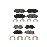 Front Rear Semi-Metallic Brake Pads Kit For Land Rover LR4 Range Sport KSM-100503