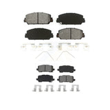 Front Rear Semi-Metallic Brake Pads Kit For Acura RLX KSM-100513