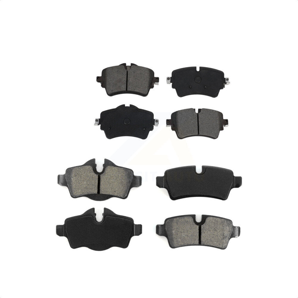 Front Rear Semi-Metallic Brake Pads Kit For 2015 Mini Cooper 1.6L With 294mm Diameter Rotor KSM-100517