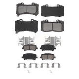 Front Rear Semi-Metallic Brake Pads Kit For 2015-2020 Chevrolet Colorado GMC Canyon KSM-100519