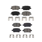 Front Rear Semi-Metallic Brake Pads Kit For Chevrolet Cruze Volt Bolt EV EUV KSM-100526