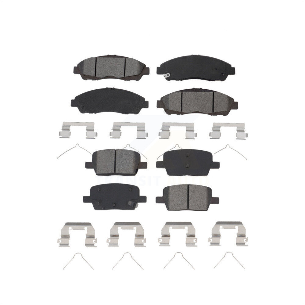 Front Rear Semi-Metallic Brake Pads Kit For Chevrolet Traverse GMC Acadia Cadillac XT5 Buick Enclave Blazer XT6 KSM-100530