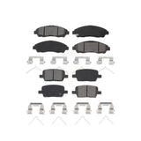 Front Rear Semi-Metallic Brake Pads Kit For Chevrolet Traverse GMC Acadia Cadillac XT5 Buick Enclave Blazer XT6 KSM-100530