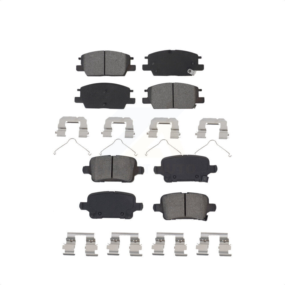Front Rear Semi-Metallic Brake Pads Kit For Chevrolet Equinox Malibu GMC Terrain Buick LaCrosse Regal TourX Sportback KSM-100531