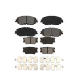 Front Rear Semi-Metallic Brake Pads Kit For Toyota Camry KSM-100533