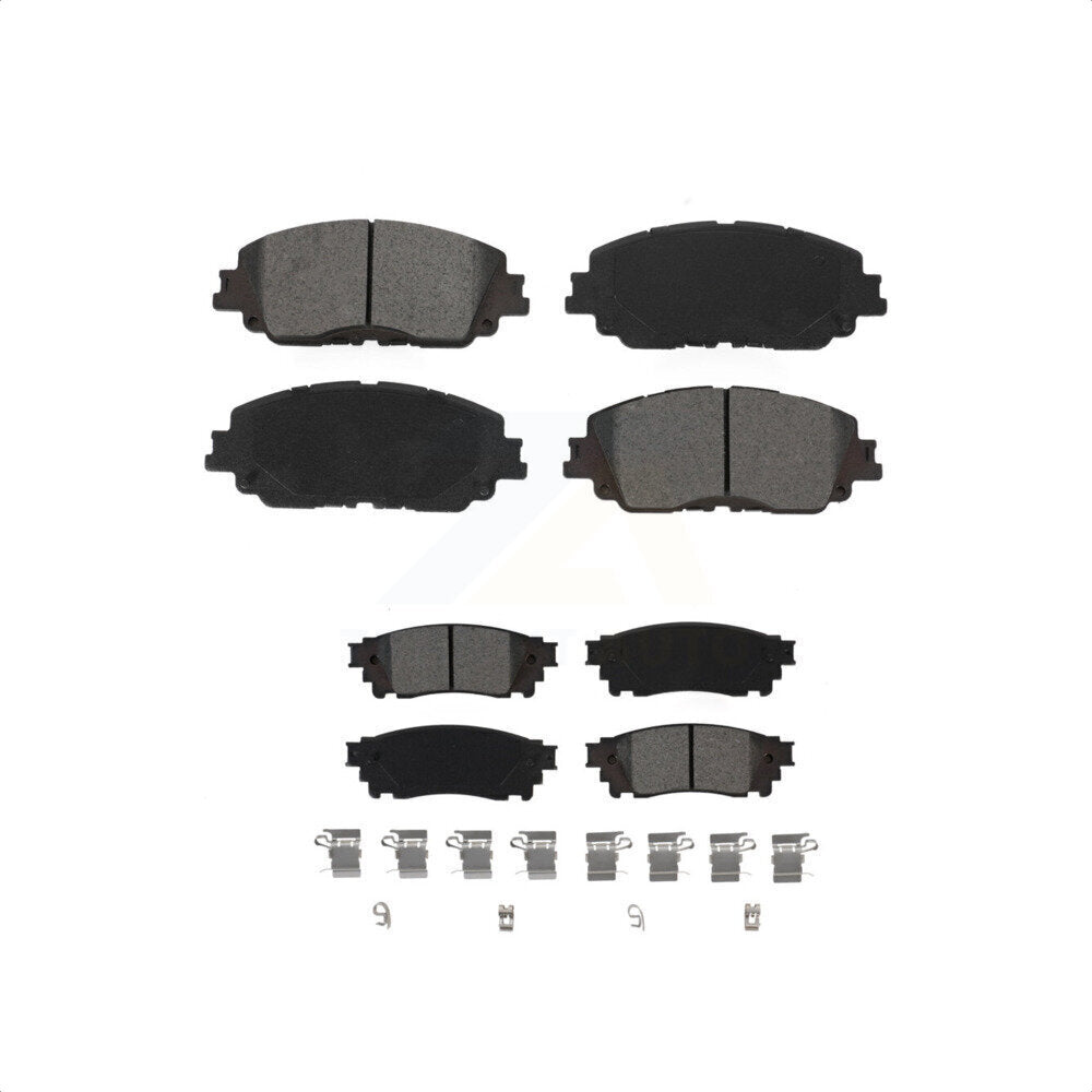 Front Rear Semi-Metallic Brake Pads Kit For Toyota Camry RAV4 Lexus C-HR ES350 Avalon ES300h UX250h UX200 ES250 Venza Corolla Cross KSM-100534