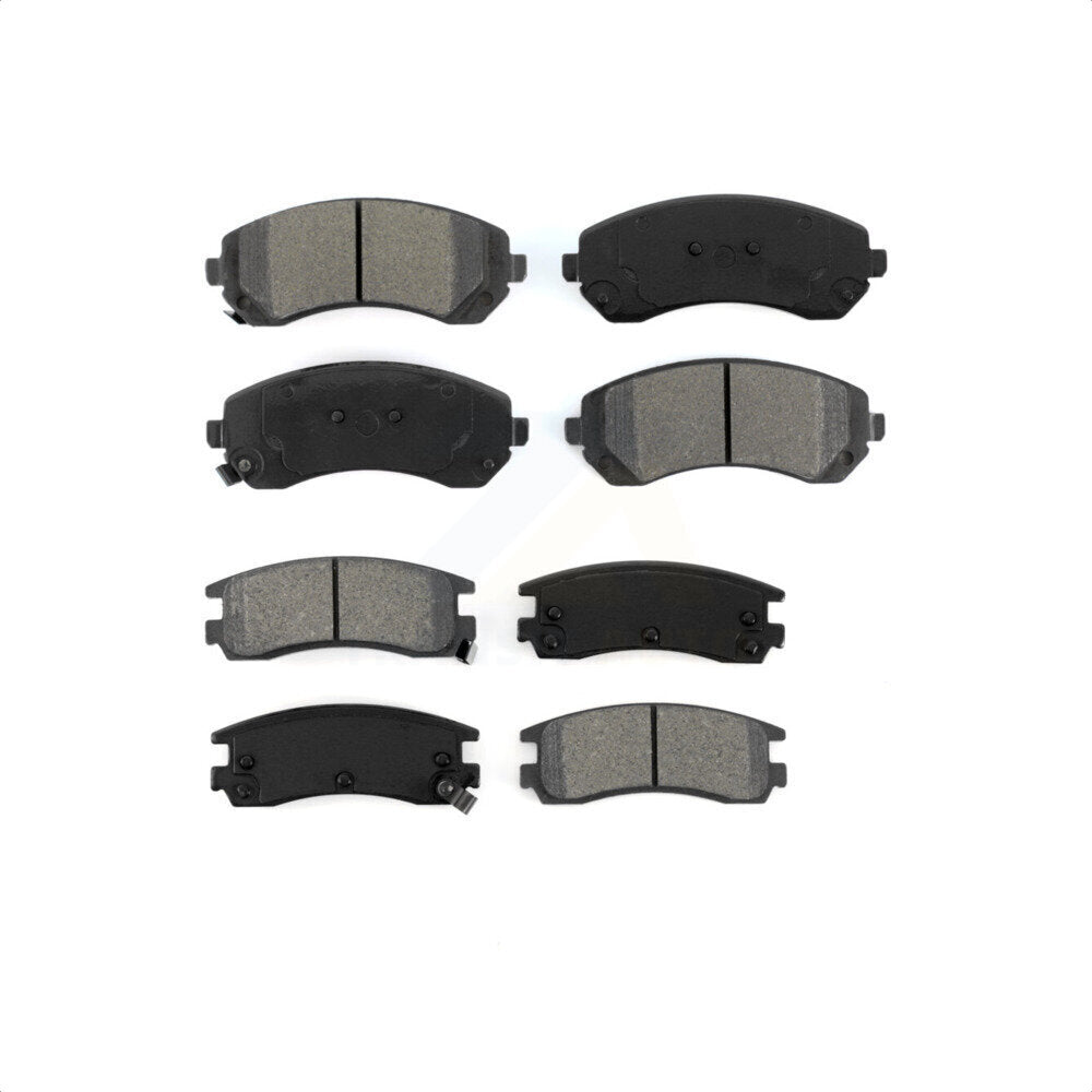 Front Rear Semi-Metallic Brake Pads Kit For Buick Rendezvous Chevrolet Venture Pontiac Montana Aztek Oldsmobile Silhouette KSM-100538