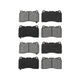 Front Rear Semi-Metallic Brake Pads Kit For 2005-2006 Ford GT KSM-100550