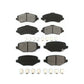 Front Rear Semi-Metallic Brake Pads Kit For Dodge Grand Caravan Chrysler Town & Country Journey Ram C/V Volkswagen Routan KSM-100552