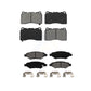 Front Rear Semi-Metallic Brake Pads Kit For Cadillac CTS With Brembo Calipers KSM-100558