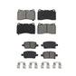 Front Rear Semi-Metallic Brake Pads Kit For 2018-2019 Buick Regal TourX With Brembo Brakes KSM-100578