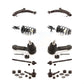 Front Control Arms Assembly And Complete Shock Tie Rods Link Sway Bar Suspension Kit (10Pc) For Nissan Sentra Excludes SE-R Spec V Models KSS-103998