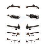 Front Control Arms Assembly And Complete Shock Tie Rods Link Sway Bar Suspension Kit (10Pc) For 2005-2007 Honda Odyssey LX EX EX-L KSS-104000
