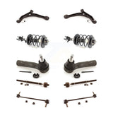 Front Control Arms Assembly And Complete Shock Tie Rods Link Sway Bar Suspension Kit (10Pc) For 2002-2004 Honda Odyssey KSS-104009
