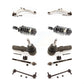 Front Control Arms Assembly And Complete Shock Tie Rods Link Sway Bar Suspension Kit (10Pc) For Pontiac G5 Pursuit With FE3 9.86" Center to Length KSS-104012