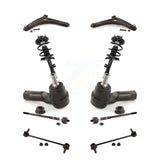 Front Control Arms Assembly And Complete Shock Tie Rods Link Sway Bar Suspension Kit (10Pc) For Mitsubishi Outlander KSS-104028