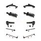 Front Control Arms Assembly And Complete Shock Tie Rods Link Sway Bar Suspension Kit (10Pc) For 2013-2016 Mazda CX-5 AWD Excludes Wheel Drive KSS-104113