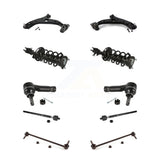 Front Control Arms Assembly And Complete Shock Tie Rods Link Sway Bar Suspension Kit (10Pc) For 2013-2016 Mazda CX-5 AWD Excludes Wheel Drive KSS-104113