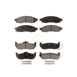 Front Rear Ceramic Brake Pads Kit For Nissan Titan Armada Pathfinder INFINITI QX56 TITAN KTC-100018