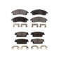 Front Rear Ceramic Brake Pads Kit For Cadillac SRX CTS STS KTC-100019