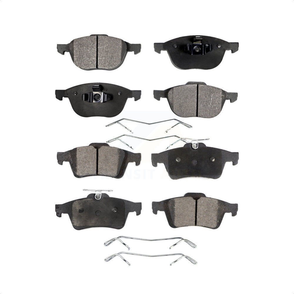 Front Rear Ceramic Brake Pads Kit For Ford Focus Escape Mazda 3 Volvo 5 C-Max EcoSport S40 Transit Connect C70 C30 V50 Sport KTC-100027
