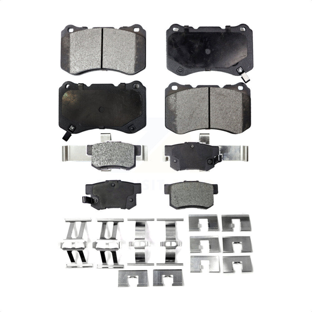 Front Rear Ceramic Brake Pads Kit For Acura TL KTC-100035