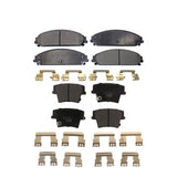 Front Rear Ceramic Brake Pads Kit For Dodge Charger Chrysler 300 Challenger Magnum KTC-100037
