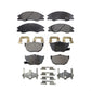Front Rear Ceramic Brake Pads Kit For Kia Spectra Spectra5 KTC-100047