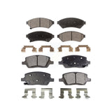 Front Rear Ceramic Brake Pads Kit For Chevrolet Uplander Pontiac Montana Buick Terraza Saturn Relay VPG MV-1 KTC-100048