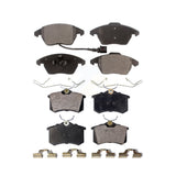 Front Rear Ceramic Brake Pads Kit For Volkswagen Jetta Beetle Golf KTC-100068
