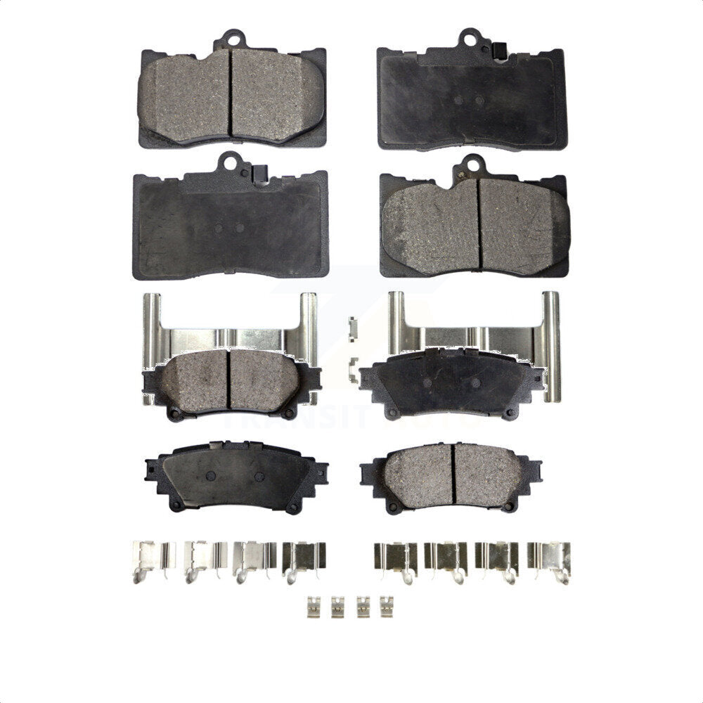 Front Rear Ceramic Brake Pads Kit For Lexus GS350 IS300 IS200t IS350 RC350 RC300 RC200t GS300 GS200t GS450h KTC-100073