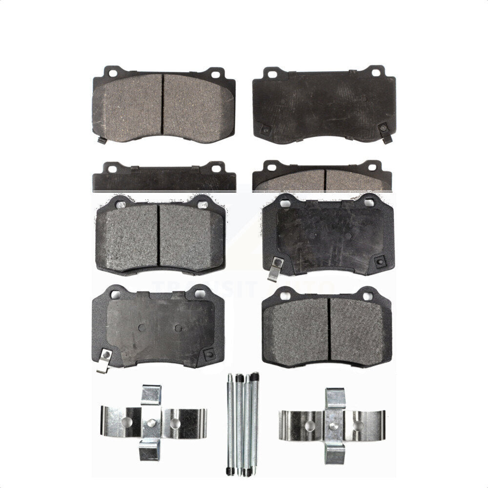 Front Rear Ceramic Brake Pads Kit For Dodge Charger Chrysler 300 Challenger Jeep Grand Cherokee Magnum KTC-100077