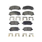 Front Rear Ceramic Brake Pads Kit For Chevrolet Impala Limited KTC-100084