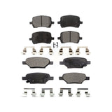 Front Rear Ceramic Brake Pads Kit For Chevrolet Malibu Pontiac G6 Cobalt Saturn Aura HHR G5 KTC-100085