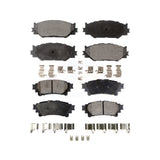 Front Rear Ceramic Brake Pads Kit For 2014-2015 Lexus IS250 Base with RWD With F Sport Package KTC-100092
