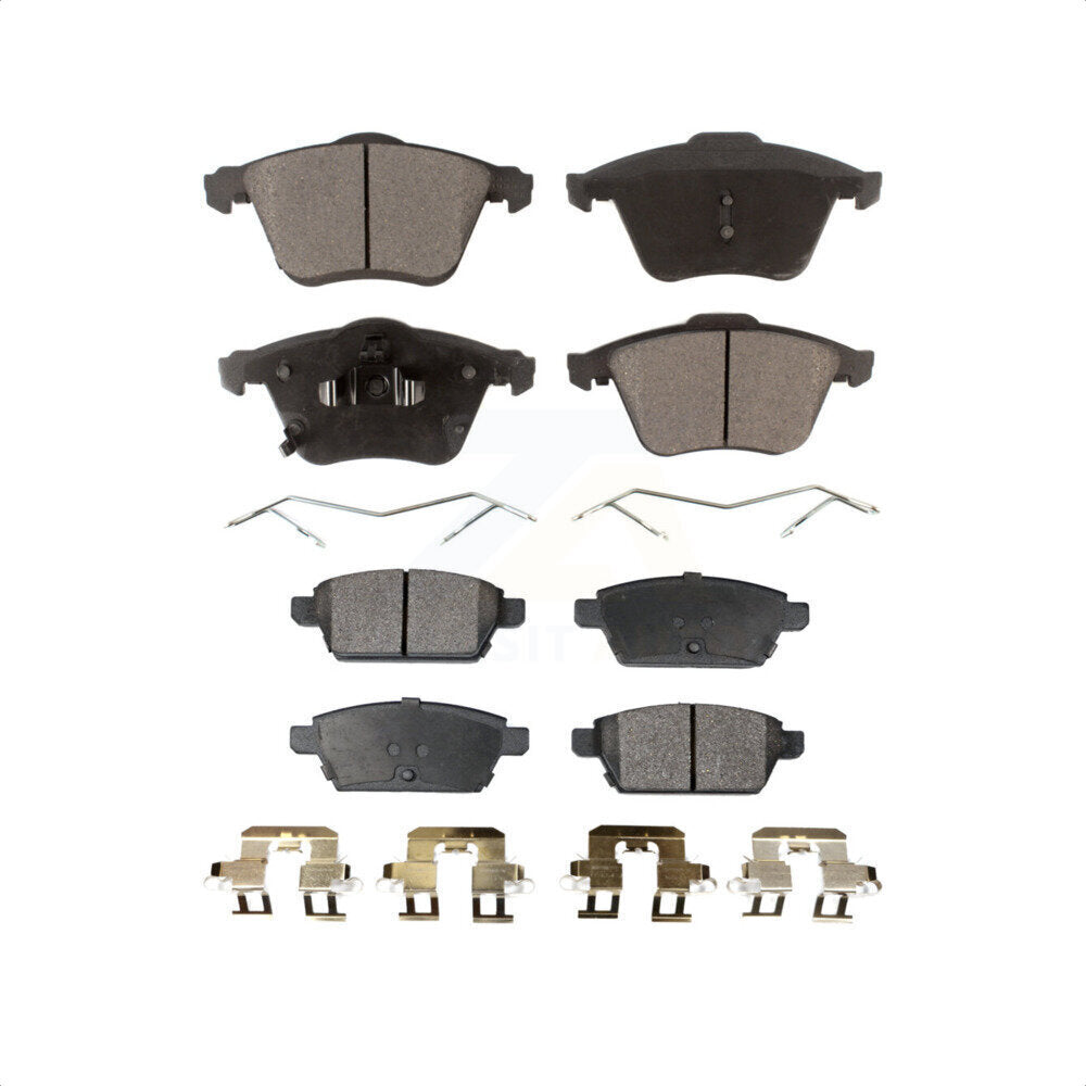 Front Rear Ceramic Brake Pads Kit For 2006-2007 Mazda 6 Mazdaspeed KTC-100095