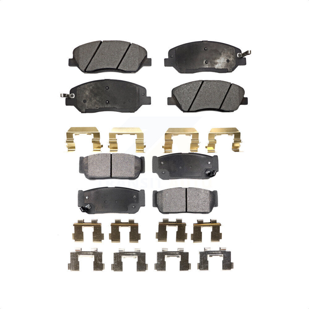 Front Rear Ceramic Brake Pads Kit For Kia Sedona Hyundai Entourage To 04/27/06 KTC-100100