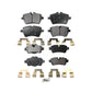 Front Rear Ceramic Brake Pads Kit For Mini Cooper With 294mm Diameter Rotor KTC-100101